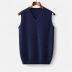 Men's V-Neck Sweater Vest for Cooler Days