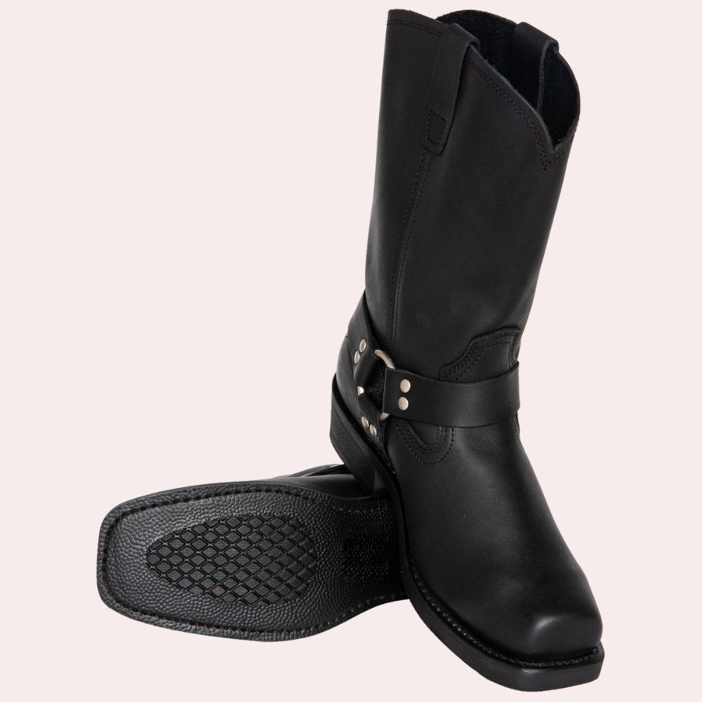 Men's Western Boots for Autumn Winter Outdoor Wear