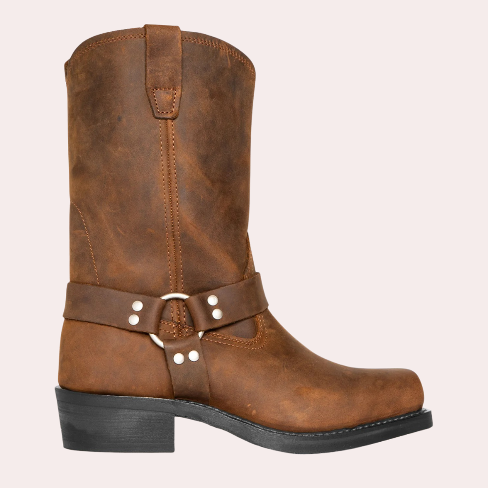 Men's Western Boots for Autumn Winter Outdoor Wear