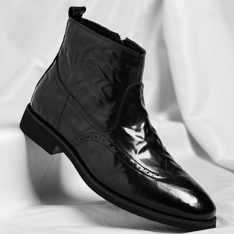 Men's Wingtip Ankle Boots for Smart Everyday Wear
