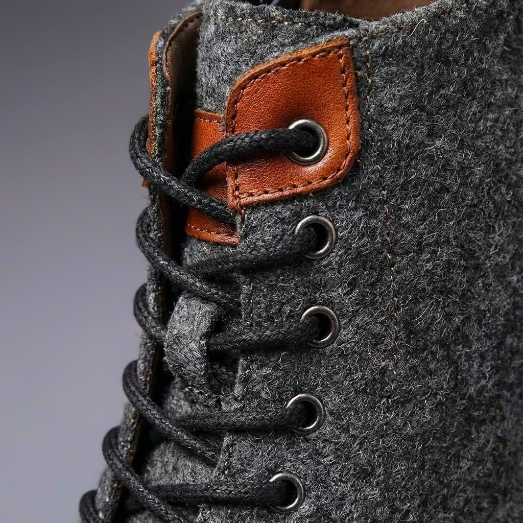 Men's Winter Lace-Up Ankle Boots for Casual Wear