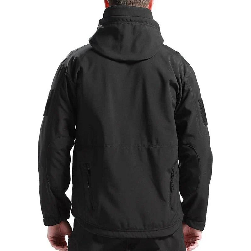 Men's Hooded Outdoor Jacket and Cargo Trousers Set additional view 7