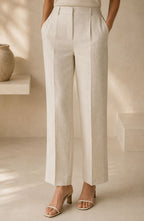 The Tailored Linen Pant