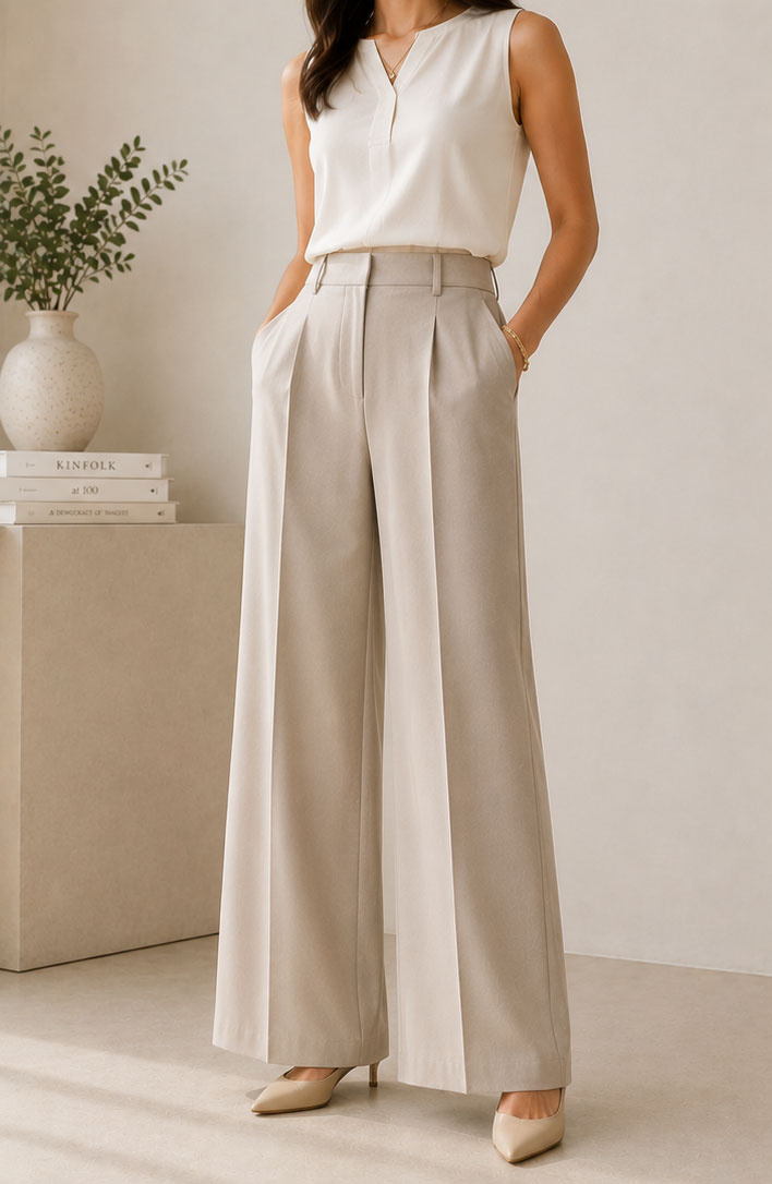 The Tailored Wide Leg