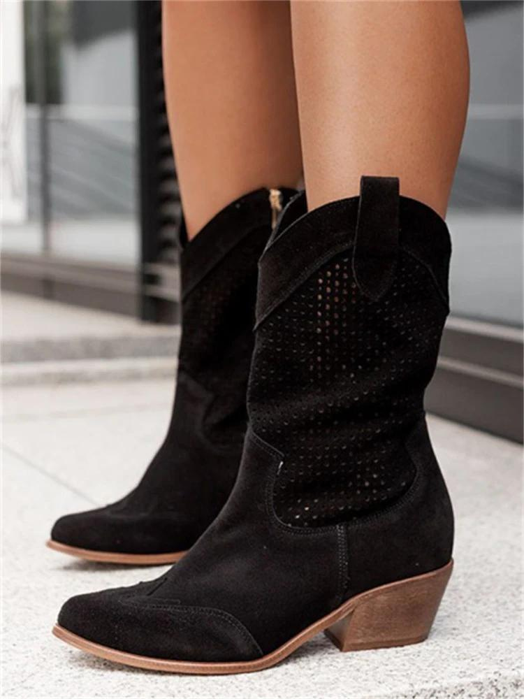 Women's Breathable Cowboy Boots