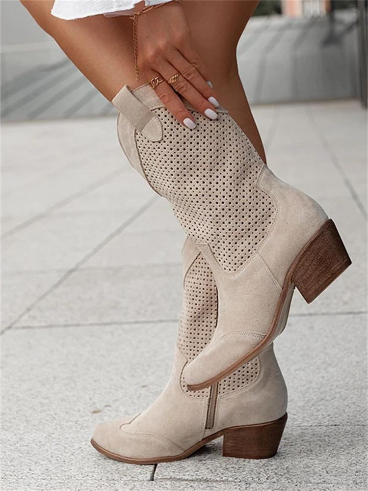 Women's Breathable Cowboy Boots