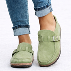 Women's Buckle Loafers for Everyday Spring Summer Wear