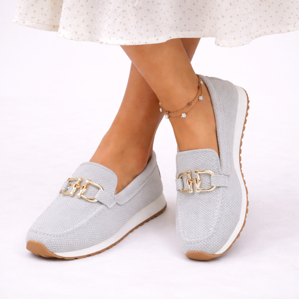 Women's Buckle Loafers for Everyday Summer Wear Outings
