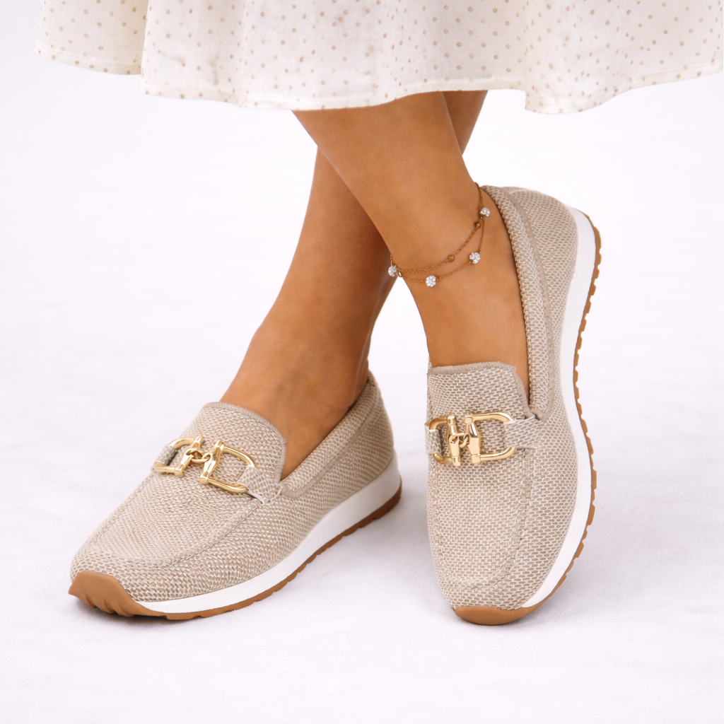 Women's Buckle Loafers for Everyday Summer Wear Outings