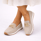 Women's Buckle Loafers for Everyday Summer Wear Outings