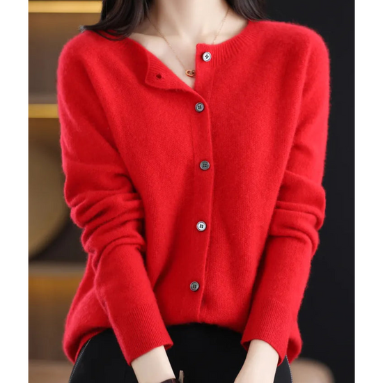 Women's Button Front Cardigan for Everyday Layering