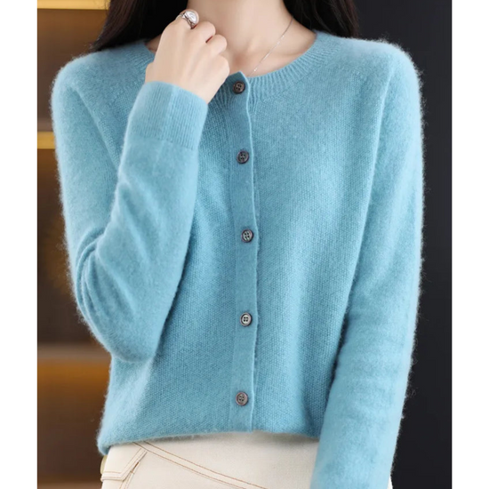 Women's Button Front Cardigan for Everyday Layering