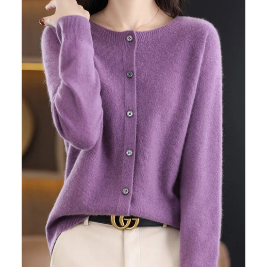 Women's Button Front Cardigan for Everyday Layering