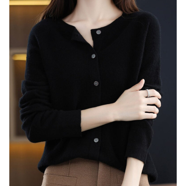 Women's Button Front Cardigan for Everyday Layering
