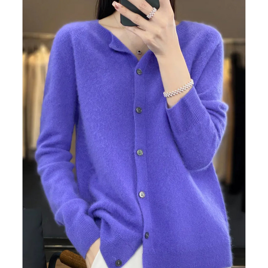 Women's Button Front Cardigan for Everyday Layering