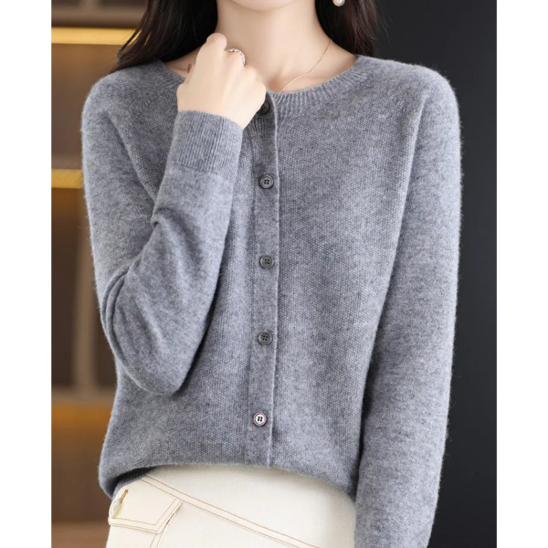 Women's Button Front Cardigan for Everyday Layering