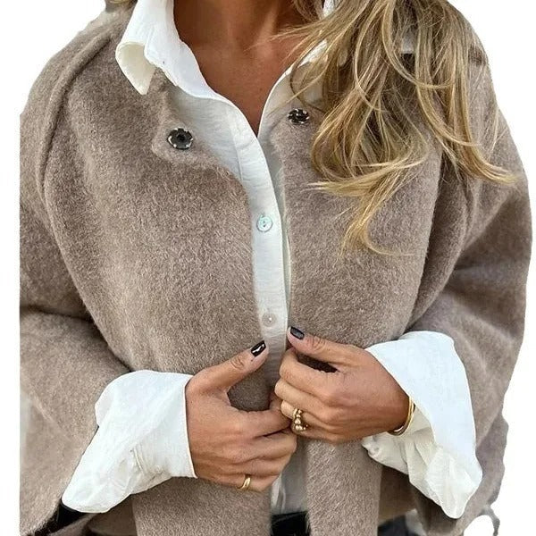 Women's Button Front Knit Cardigan for Autumn Winter