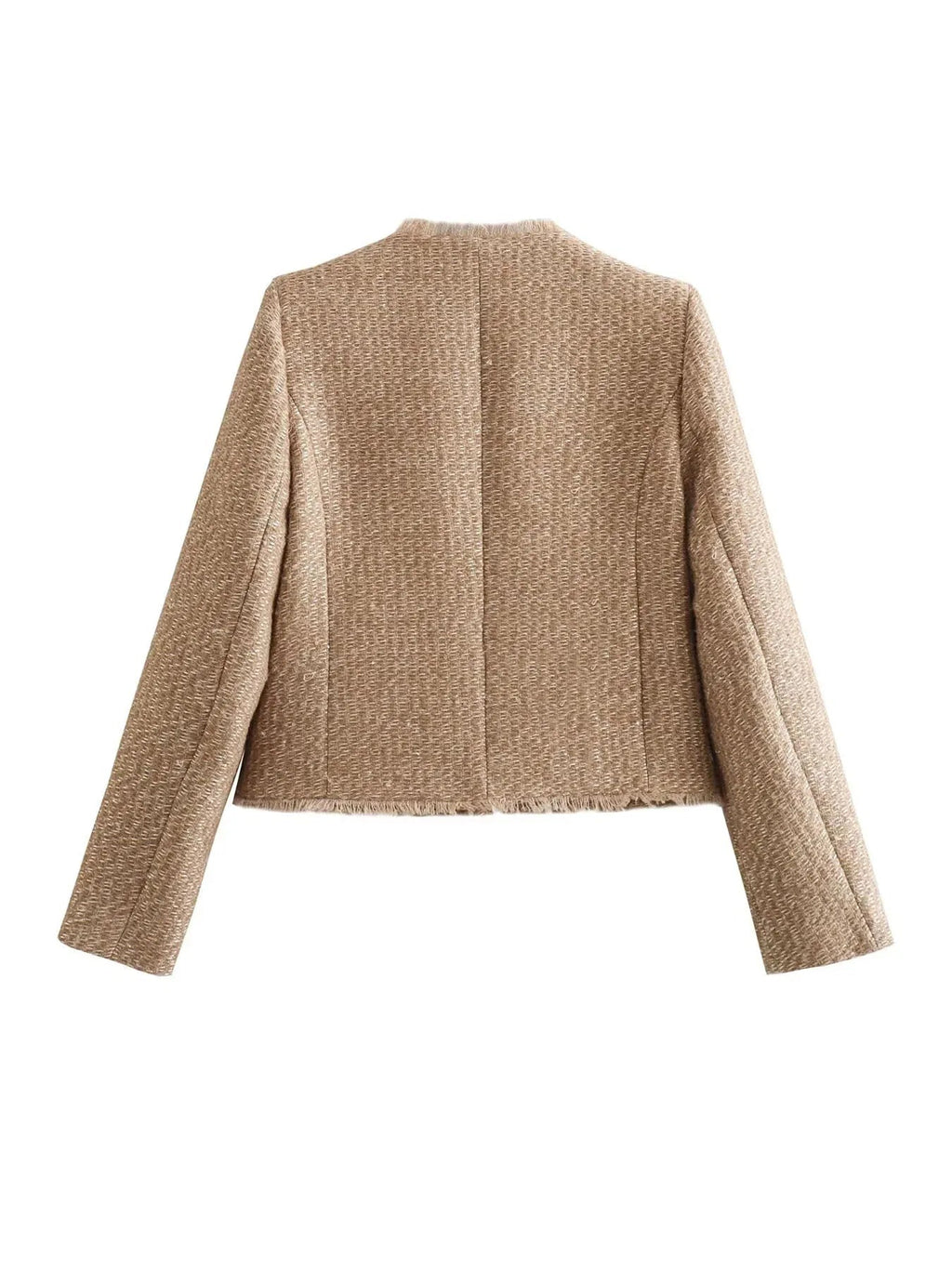 Women's Button Front Knit Jacket for Everyday Wear