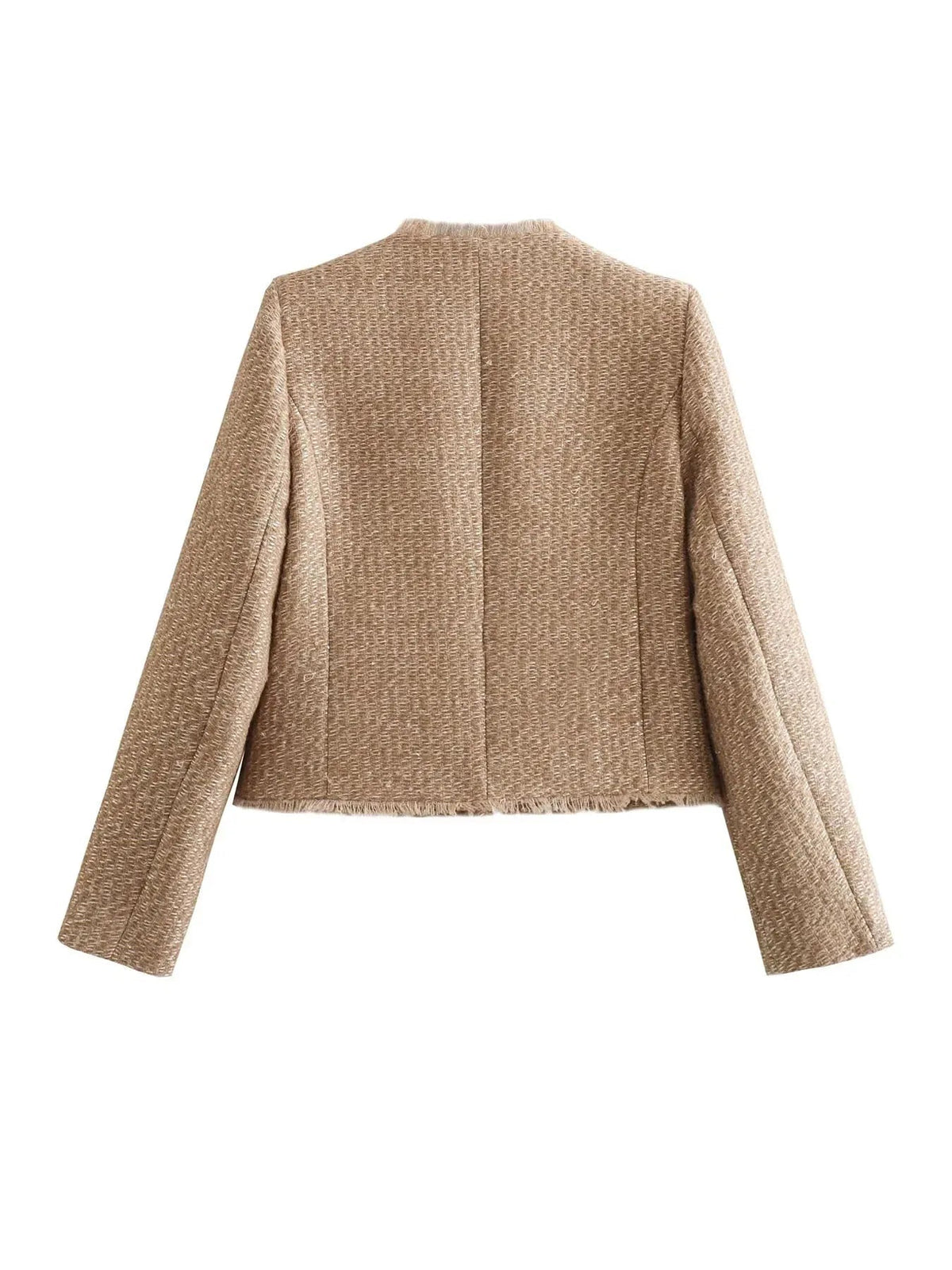 Women's Button Front Knit Jacket for Everyday Wear