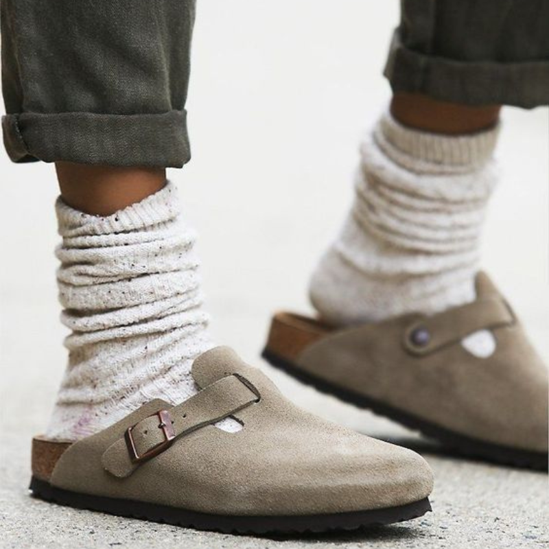 Women's Clogs with Adjustable Buckle for Everyday Use