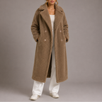 Women's Cozy Long Coat for Autumn Winter Wear