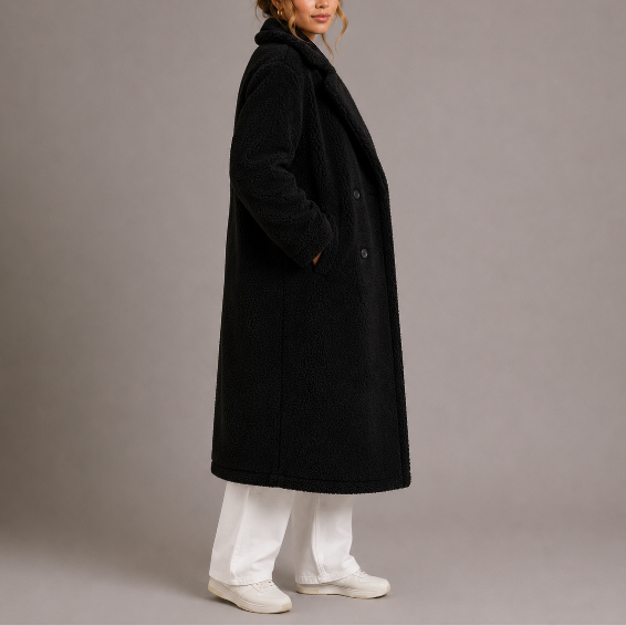 Women's Cozy Long Coat for Autumn Winter Wear