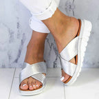 Women's Cross Strap Slippers for Leisure and Home