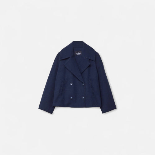 Women's Double Breasted Blazer for Smart Casual Wear