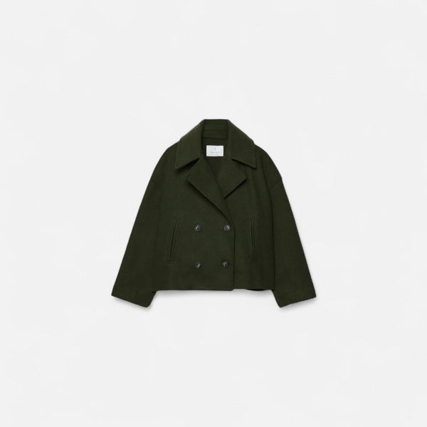 Women's Double Breasted Blazer for Smart Casual Wear