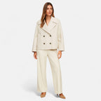 Women's Double Breasted Blazer for Smart Casual Wear