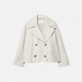 Women's Double Breasted Blazer for Smart Casual Wear