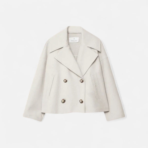 Women's Double Breasted Blazer for Smart Casual Wear