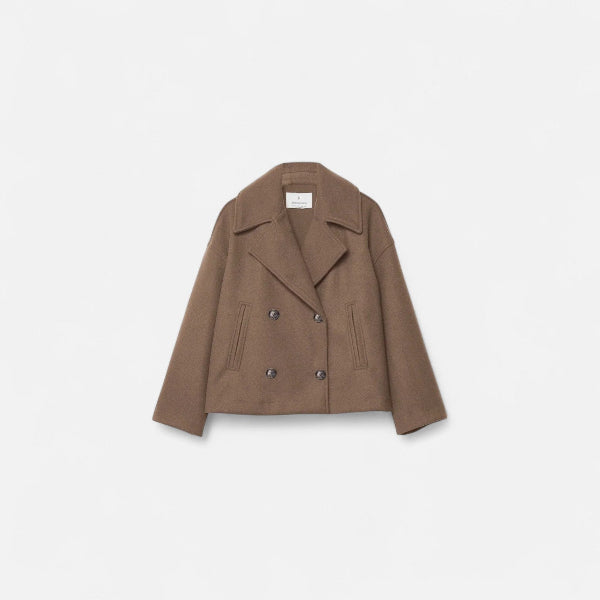 Women's Double Breasted Blazer for Smart Casual Wear