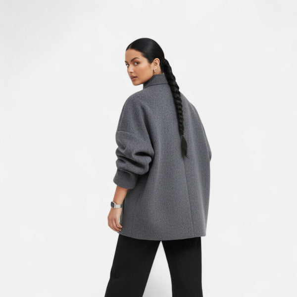 Women's Double Breasted Coat for Autumn Winter