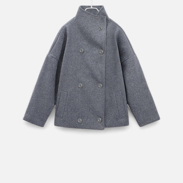 Women's Double Breasted Coat for Autumn Winter