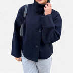Women's Double Breasted Coat for Autumn Winter