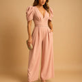 Women's Elegant Wide Leg Jumpsuit for Occasions