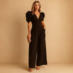 Women's Elegant Wide Leg Jumpsuit for Occasions