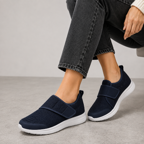 Women's Everyday Strap Sneakers for Walking and Leisure