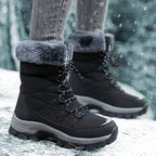 Women's Fur Lined Winter Snow Boots Outdoor Wear