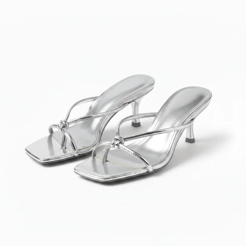 Women's Heeled Mules for Elegant Summer Evening Occasions