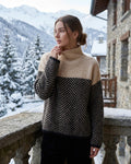 Women's High Neck Sweater for Autumn Winter Wear