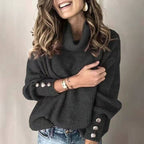 Women's High Neck Sweater for Cooler Seasons