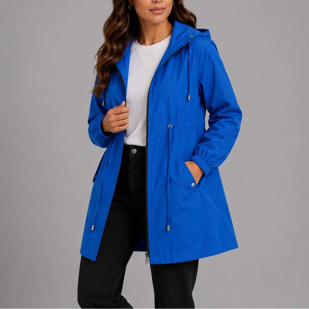 Women's Hooded Jacket for Autumn Winter Everyday Wear
