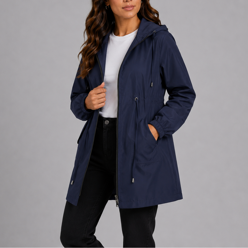 Women's Hooded Jacket for Autumn Winter Everyday Wear