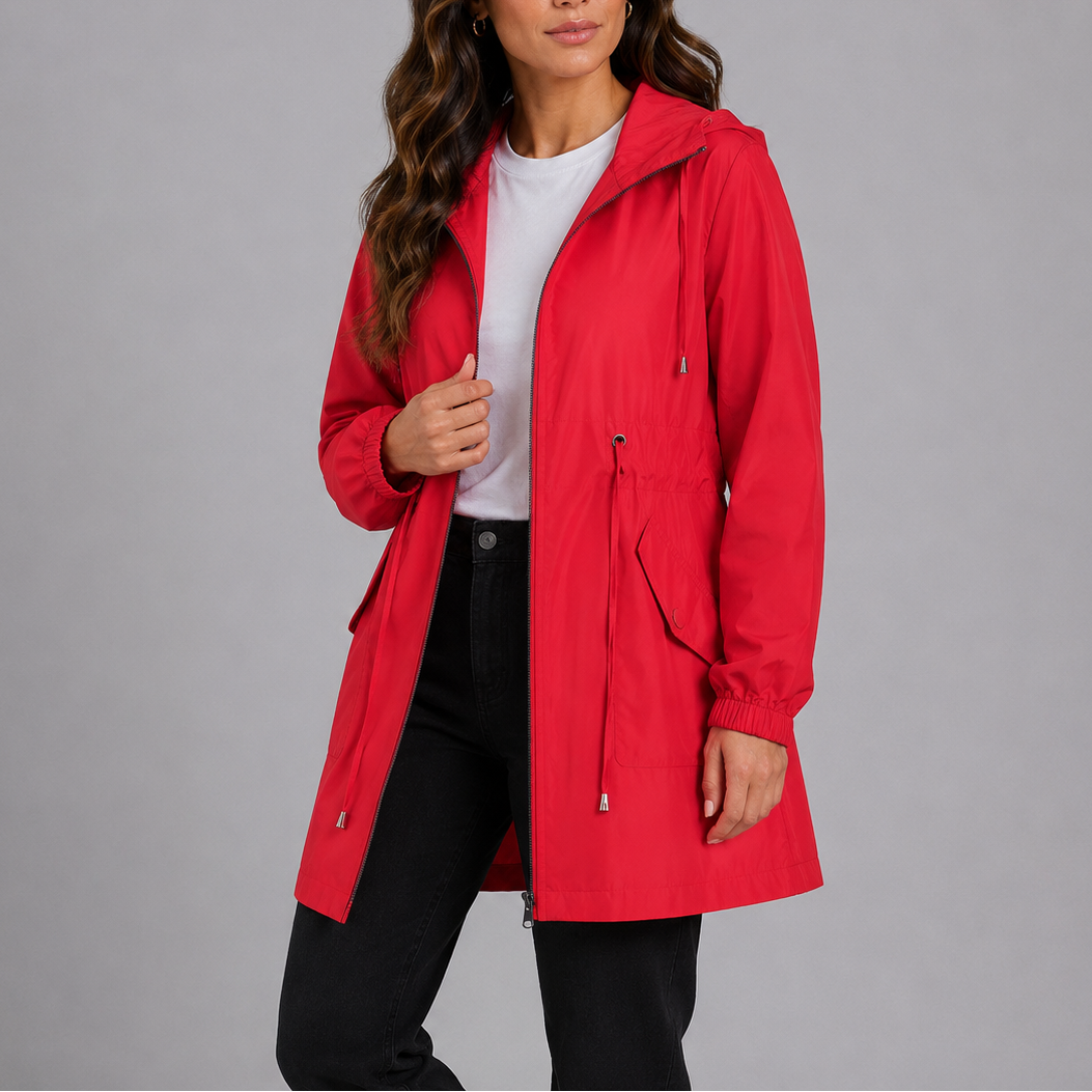 Women's Hooded Jacket for Autumn Winter Everyday Wear