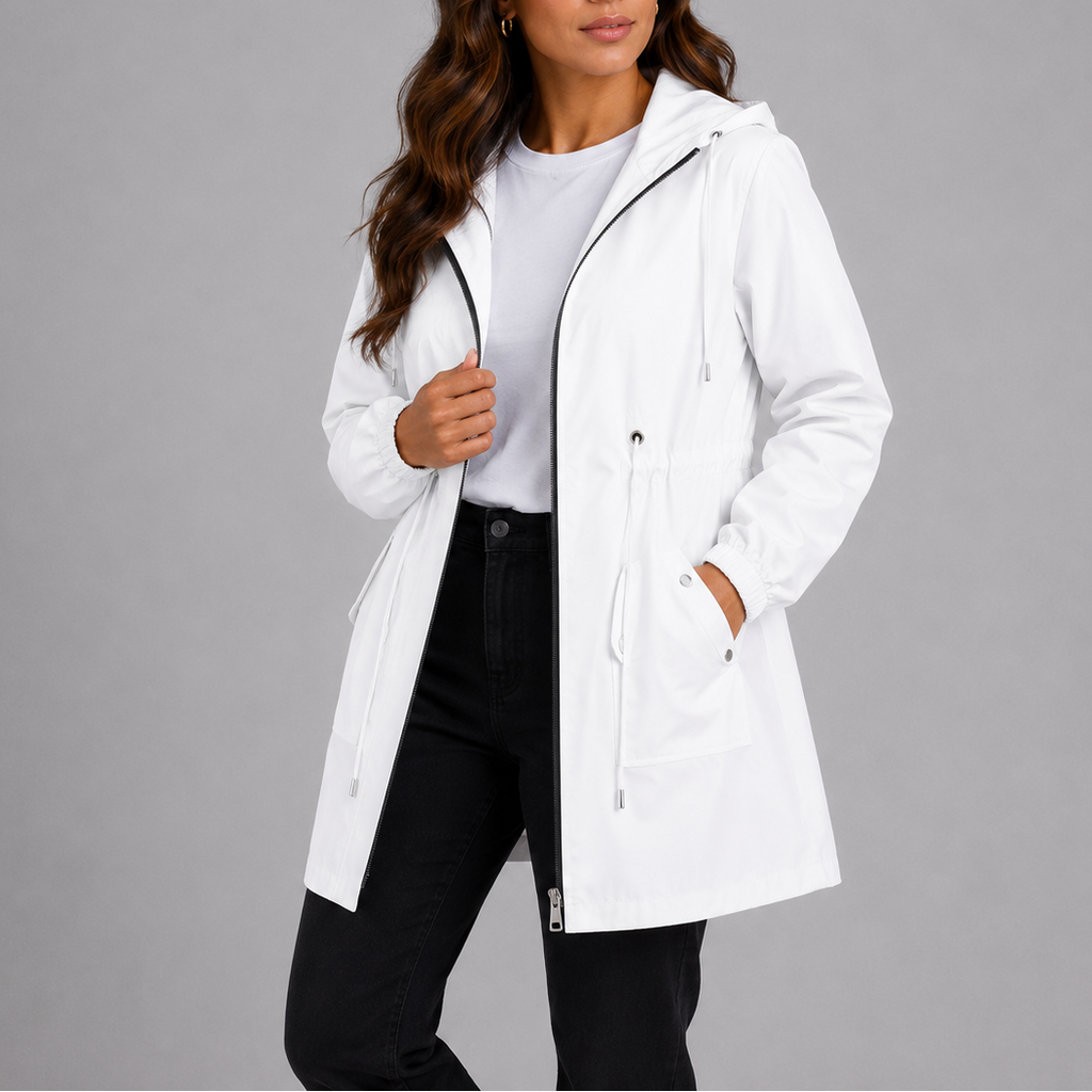 Women's Hooded Jacket for Autumn Winter Everyday Wear