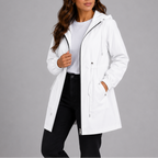 Women's Hooded Jacket for Autumn Winter Everyday Wear