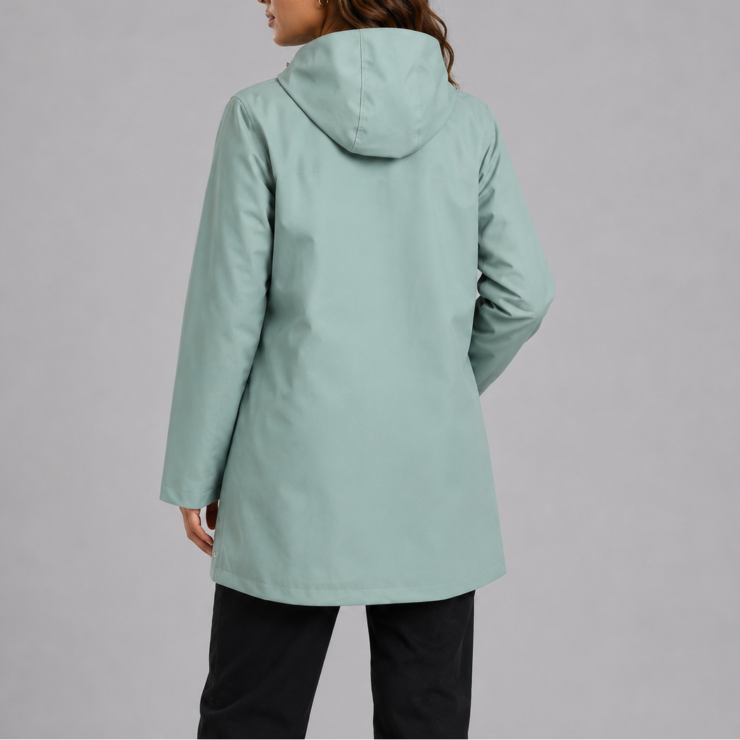 Women's Hooded Jacket for Cooler Outdoor Days Ahead