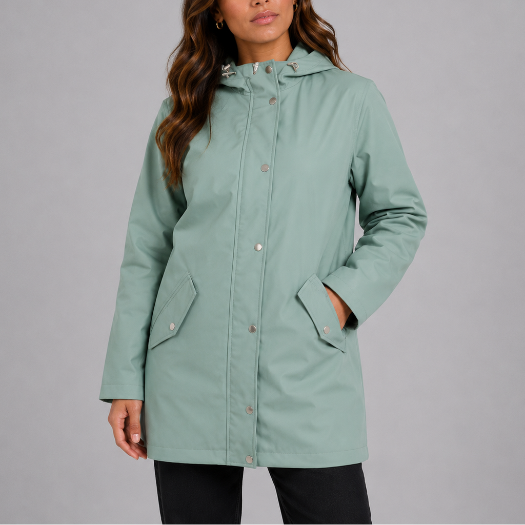 Women's Hooded Jacket for Cooler Outdoor Days Ahead